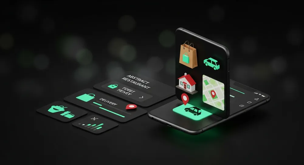 DoorDash clone app screenshot