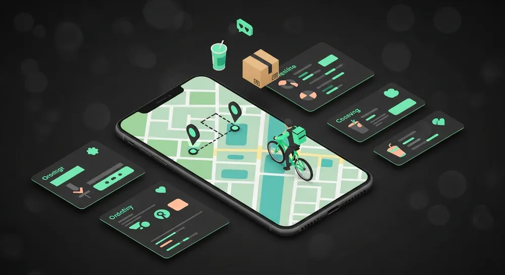 Uber Eats clone app screenshot